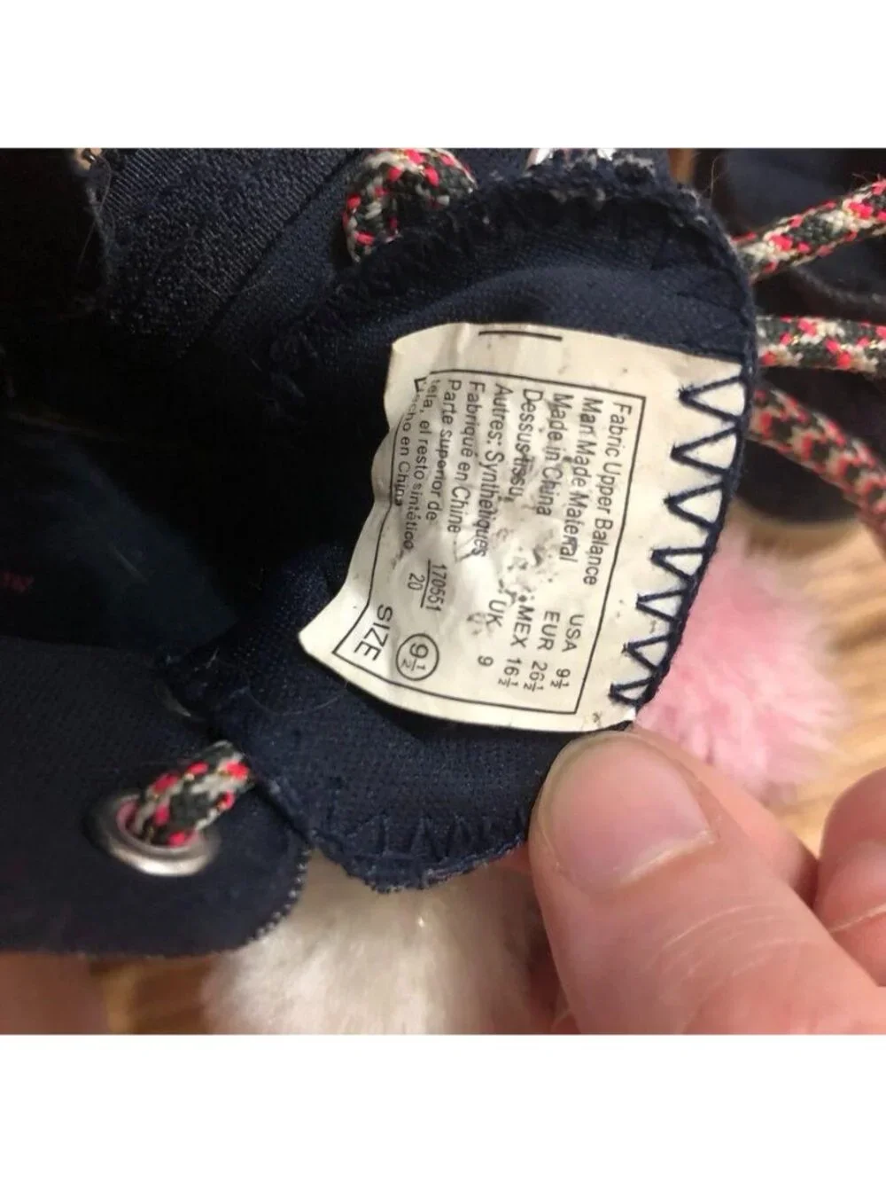 Kids Denim High-Top Sneakers With Pom-Poms Size 9.5 By Brash